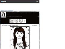 Tablet Screenshot of anne-onime.skyrock.com