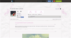 Desktop Screenshot of le-journal-dune-curieuse.skyrock.com