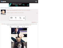 Tablet Screenshot of besidethissilence.skyrock.com