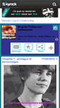 Mobile Screenshot of fiction-sur-bieberjustin.skyrock.com