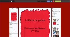 Desktop Screenshot of lettres-de-poilus.skyrock.com