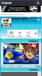 Mobile Screenshot of beyblad-inazuma.skyrock.com