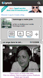 Mobile Screenshot of hommage-julie.skyrock.com