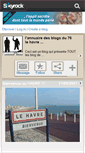 Mobile Screenshot of geoblog76lehavre.skyrock.com