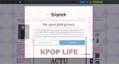 Desktop Screenshot of kpoplife-mag.skyrock.com