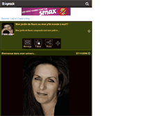 Tablet Screenshot of claralafleur.skyrock.com