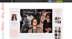 Desktop Screenshot of matthew--gray-gubler.skyrock.com