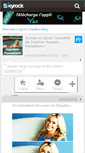 Mobile Screenshot of hayden-panettiere.skyrock.com