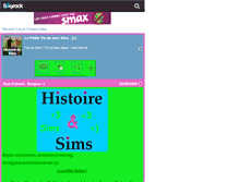 Tablet Screenshot of histoire-et-sims.skyrock.com