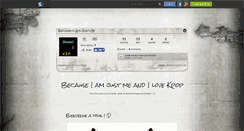 Desktop Screenshot of because-i-am-just-me.skyrock.com