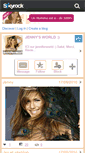 Mobile Screenshot of jenniferworld.skyrock.com