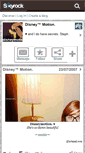 Mobile Screenshot of disneymotion.skyrock.com