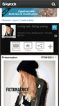 Mobile Screenshot of fictionatrice.skyrock.com