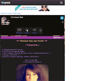 Tablet Screenshot of christophe-lidol.skyrock.com
