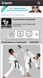 Mobile Screenshot of esclainvillers-taekwondo.skyrock.com