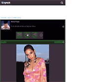 Tablet Screenshot of alicia-k.skyrock.com