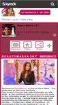 Mobile Screenshot of beautymaeva.skyrock.com