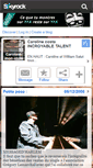 Mobile Screenshot of caroline-mon-idole.skyrock.com