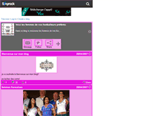 Tablet Screenshot of femmes2footballeurs.skyrock.com