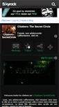 Mobile Screenshot of citations-secretcircle.skyrock.com