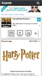 Mobile Screenshot of harrypotter-fiction-1.skyrock.com