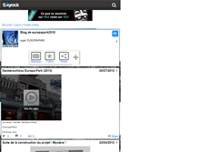 Tablet Screenshot of europapark2010.skyrock.com