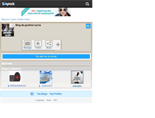 Tablet Screenshot of gauthier-sylvie.skyrock.com