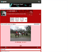 Tablet Screenshot of horsegirl8.skyrock.com