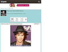 Tablet Screenshot of ian-somerhalder-sources.skyrock.com