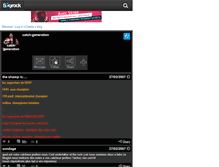 Tablet Screenshot of catch-generation.skyrock.com