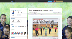 Desktop Screenshot of lesaphelysmajorettes.skyrock.com