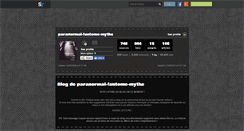 Desktop Screenshot of paranormal-fantome-mythe.skyrock.com