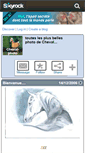 Mobile Screenshot of cheval-photo.skyrock.com
