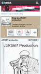 Mobile Screenshot of j3r3my-production.skyrock.com