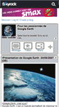 Mobile Screenshot of googleearth70.skyrock.com