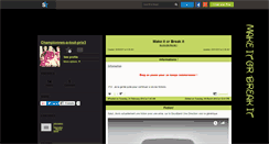 Desktop Screenshot of championnes-a-tout-prix3.skyrock.com