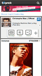 Mobile Screenshot of christophe-mae-officiiel.skyrock.com