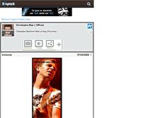 Tablet Screenshot of christophe-mae-officiiel.skyrock.com