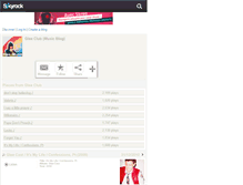 Tablet Screenshot of glee--music.skyrock.com