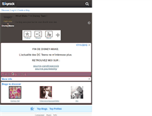 Tablet Screenshot of disneymake.skyrock.com