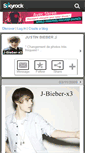 Mobile Screenshot of j-bieber-x3.skyrock.com