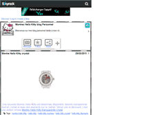 Tablet Screenshot of hello-kitty-montres.skyrock.com