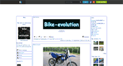 Desktop Screenshot of bike-evolution.skyrock.com