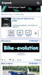 Mobile Screenshot of bike-evolution.skyrock.com