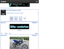 Tablet Screenshot of bike-evolution.skyrock.com