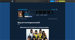 Desktop Screenshot of morningmusume83.skyrock.com