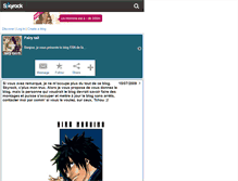 Tablet Screenshot of fairy-tail-fr.skyrock.com