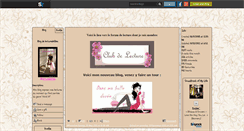 Desktop Screenshot of lecturedefilles.skyrock.com