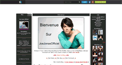 Desktop Screenshot of joejonasofficiel.skyrock.com