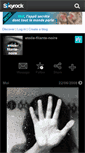 Mobile Screenshot of etoile-filante-noire.skyrock.com